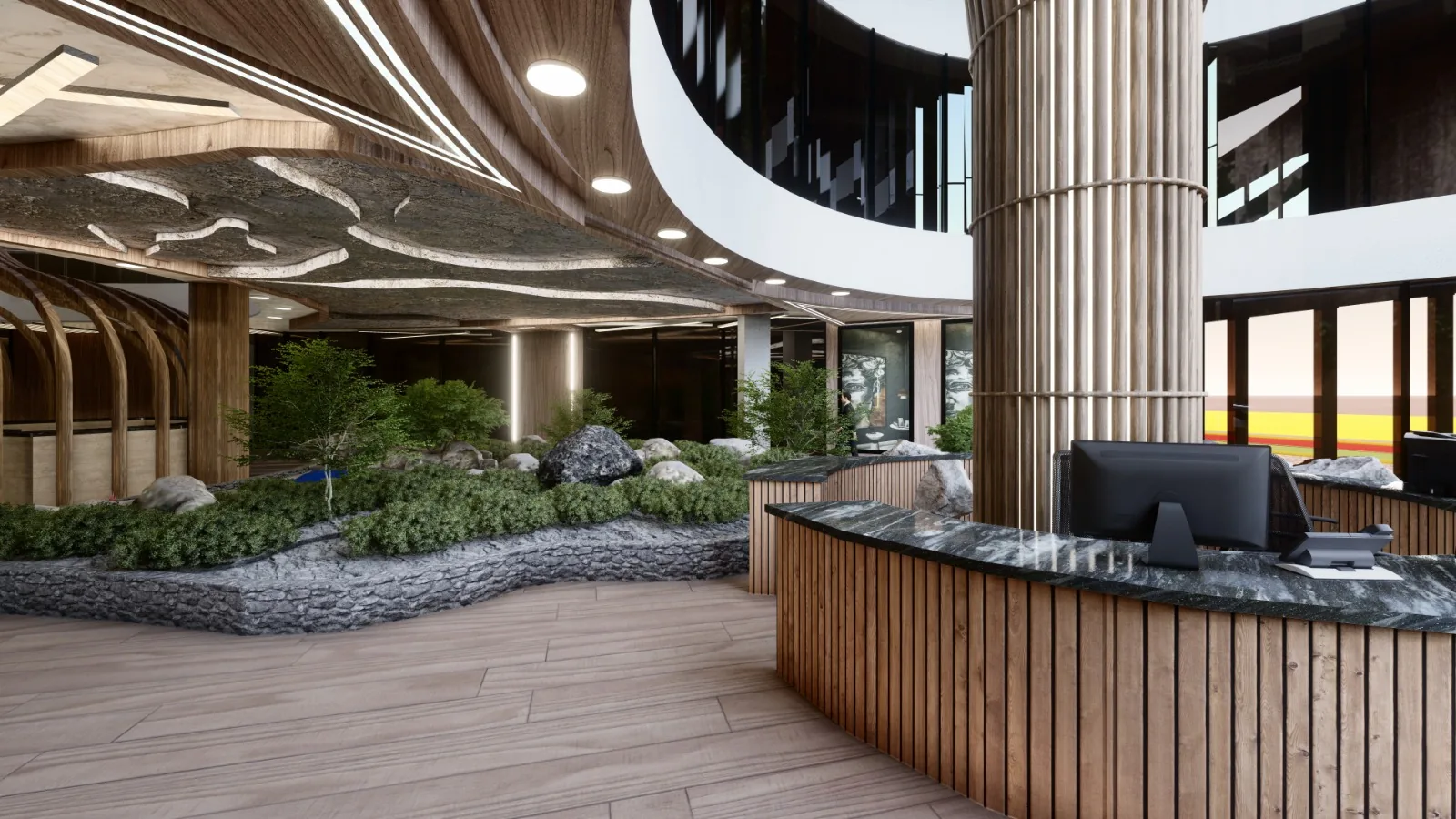 Saiko Business Center - render exterior