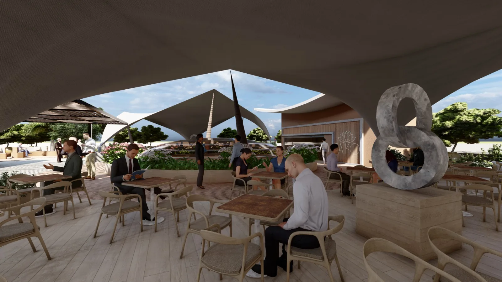 Saiko Business Center - rooftop